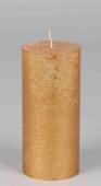 Bougie Cylindrique Rustic Gold H15