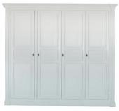Armoire 4 Portes Pin Massif Rivoli - 25 patines au choix