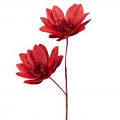 6 Fleurs Tania Vermillon H105cm