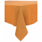 Nappe Venise Lin Lavé Caramel 160*160