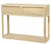 Console 2 Tiroirs Salomon Manguier Naturel -NEW-