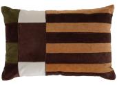 2 x Coussins Graphique Eliot Vert Camel 40*60