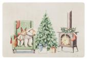 12 Sets de Table Lapin Noël Comptoir de Famille