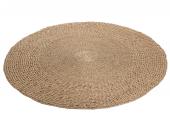 Tapis Rond Tressé Zostere Naturel ø120cm