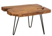 Table de Salon Irrégulière Teck Foncé PM