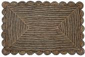 Tapis Apala Jute Naturel & Noir 200*300