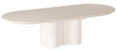 Table Basse Ovale Simi Blanc Athezza