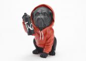 Statue Chien Tagueur XL