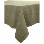 Nappe Venise Lin Lavé Kaki 160*250
