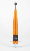 2 Bougies Flambeaux Miel