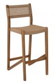 Chaise de Bar Taghazout Teck Naturel