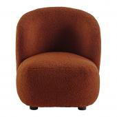 Fauteuil Lisette Bouclette Terracotta PM