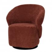 Fauteuil Pivotant Alma Terracotta NEW