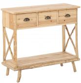 Console 3 Tiroirs Chamonix Pin Naturel