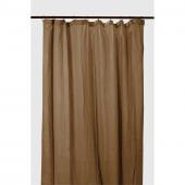 2 x Rideaux Dili Tabac Voile de Coton 120x280