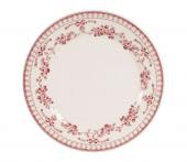 6 Assiettes Dessert Faustine Rouge Comptoir de Famille