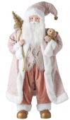 Père Noël Rose Clair H90cm