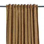 Rideau Hambourg Velours Côtelé Gold 135*300 -NEW-