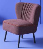 Fauteuil Gina Aubergine Signature Mobilier