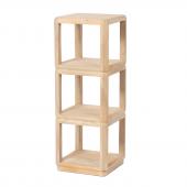 Bibliothèque Colonne Bois Naturel H96cm
