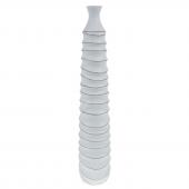 Vase Gao Blanc H93cm