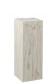 Colonne Côtelée Bois Blanchi H80cm