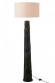 Lampadaire Filetage Bois Noir