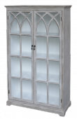 Armoire Vitrine Bois Sable