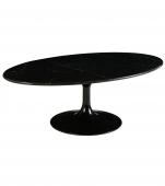 Table Basse Ovale Marbre Noir Marbella Athezza