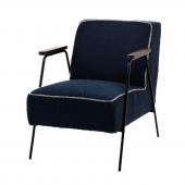 Fauteuil Huggy Tissu Uni Nouveau (3 couleurs)