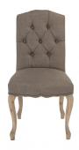 Chaise Arlesienne Chêne Taupe Capitonné