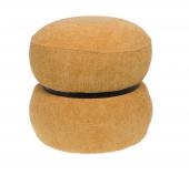 Pouf Nuage Velours Jaune PM