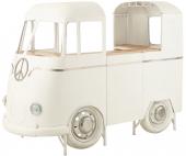 Meuble Bar Van Vintage Métal Blanc