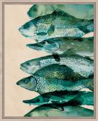 Toile Cadre Banc de Poissons 40*50