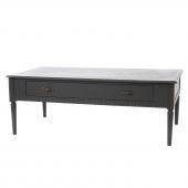 Table Basse Cosy 2 Tiroirs Anthracite