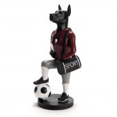 Statue Chien Doberman Coach Amadeus