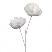 6 Fleurs Rosalia Blanc H110cm