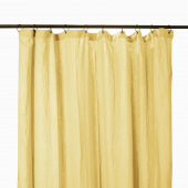 2 x Rideaux Dili Paille Voile de Coton 120x280