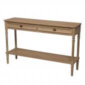 Console 2 Tiroirs Prestige GM Bois Naturel