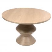 Table à Manger Ronde Agar ø120cm Manguier Naturel