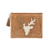 Etui Cerf Cuir Camel