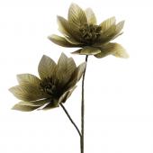 6 Fleurs Tania Dégradé Kaki H105cm