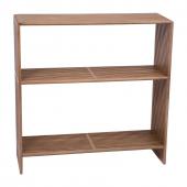 Console 2 Niveaux Calopsite Teck Massif