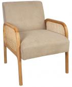 Fauteuil Firmin Beige Naturel Comptoir de Famille