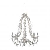 Lustre Elysée Métal Pampilles XXL