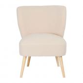Fauteuil Claudine Ivoire