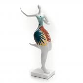 Statue Femme Palma Blanche H40cm