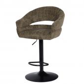 Tabouret de Bar Eddy Tissu Kaki