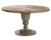 Guéridon Magistral Vieux Pin Massif ø140cm