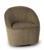Fauteuil Pivotant Viby Velours Kaki Athezza -NEW-
